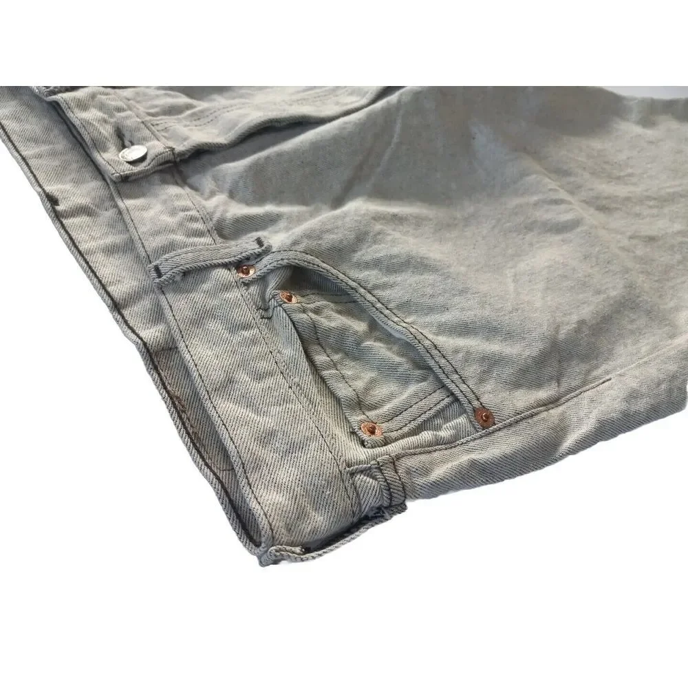 Vintage LEVI'S 501 XX Men's 38x32 Denim Jeans Straight Light Gray 80s 90s - Picture 9 of 16